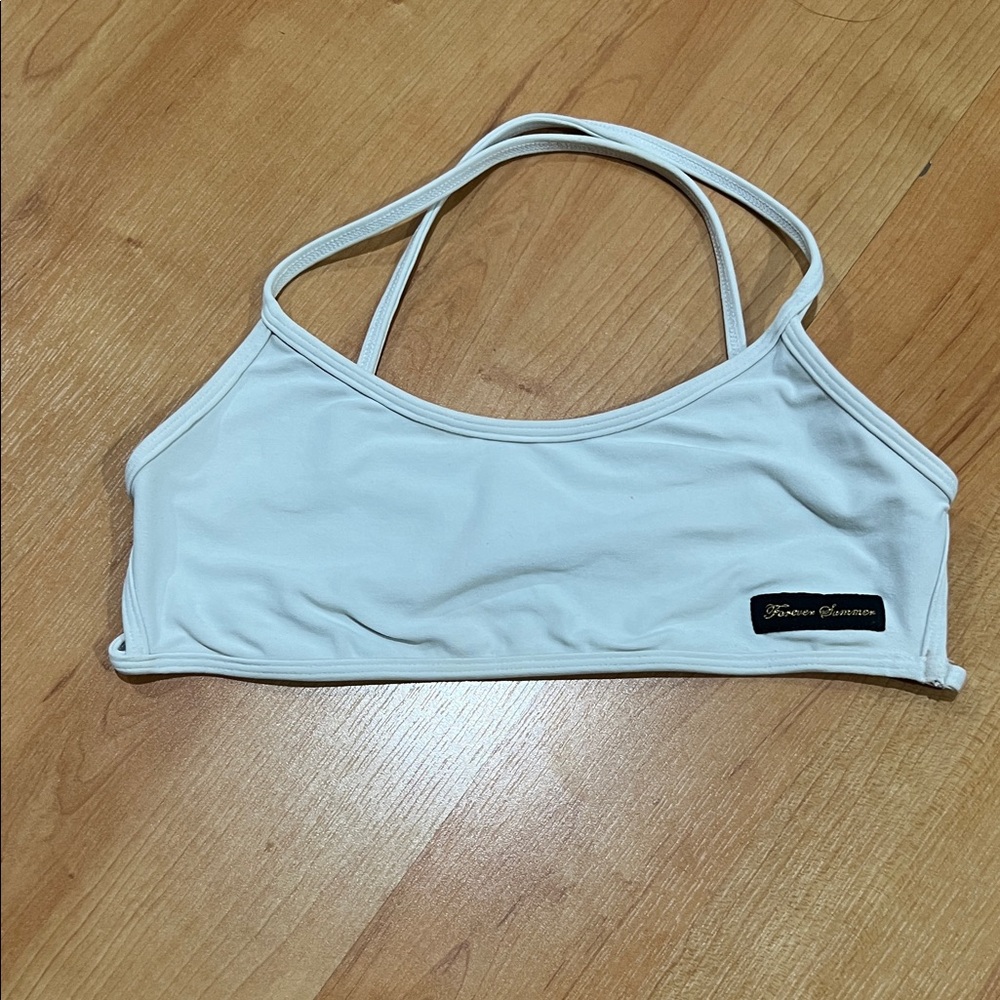 Vintage Yoga/Swim Bra Top. Used - very good condition. Washed not white white.